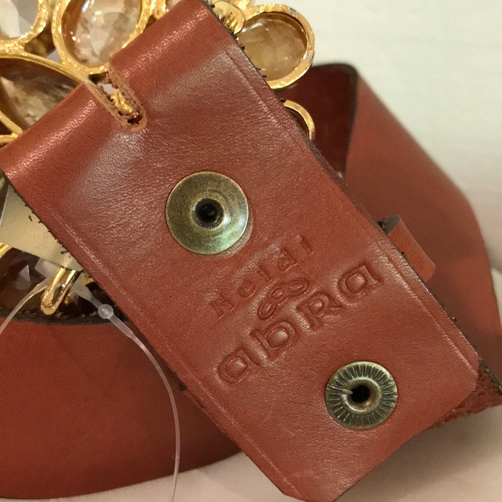 Stunning Faceted Citrine Gemstone Belt Buckle - Picture 3 of 8